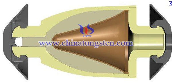 軍用鎢銅藥型罩圖片